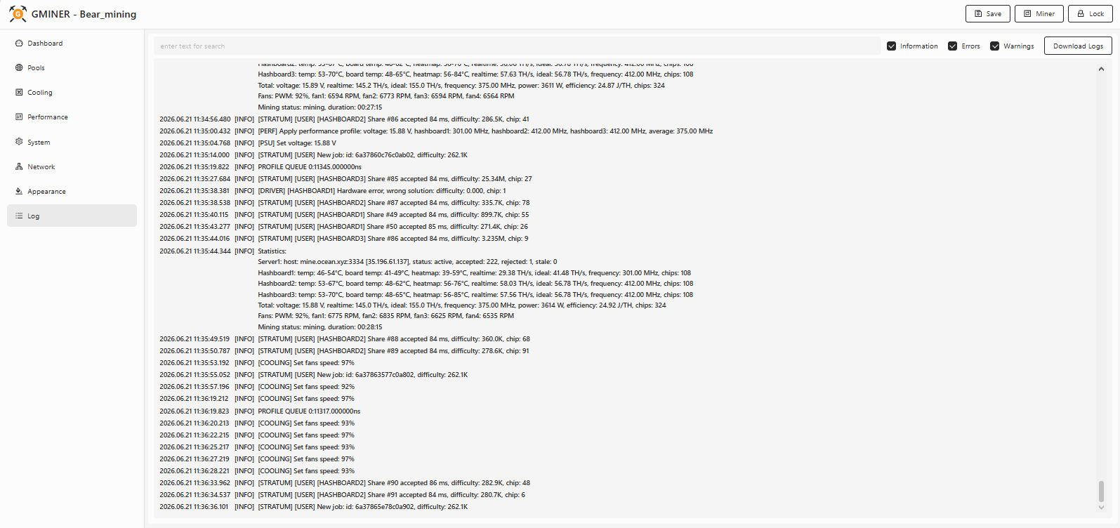 Device Log